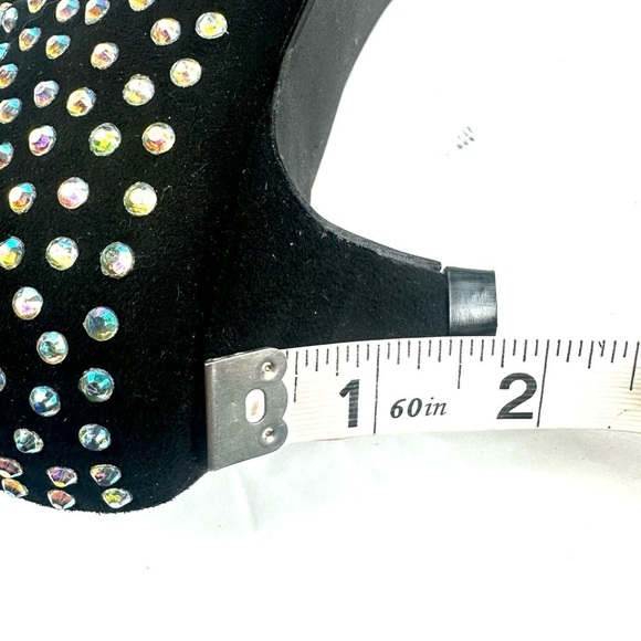 Cape Robbin Annie Ankle Boot 6 Iridescent Studded Slip On Bootie Brand New - Picture 9 of 10